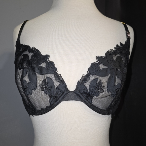 🆕Very Sexy Ziggy Glam Floral Demi Bra & Thong by Victoria’s Secret - 32DD(E)/M - Picture 9 of 14